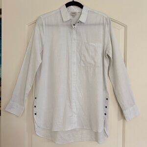 Charli London. 100% Cotton. Womens Long Shirt Casual. Collared. Size 6.